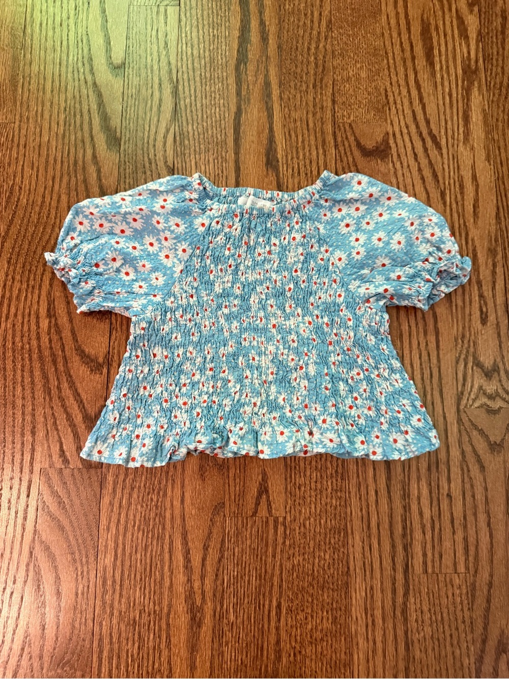 Zara Smocked Daisy Top 18-24 Months
